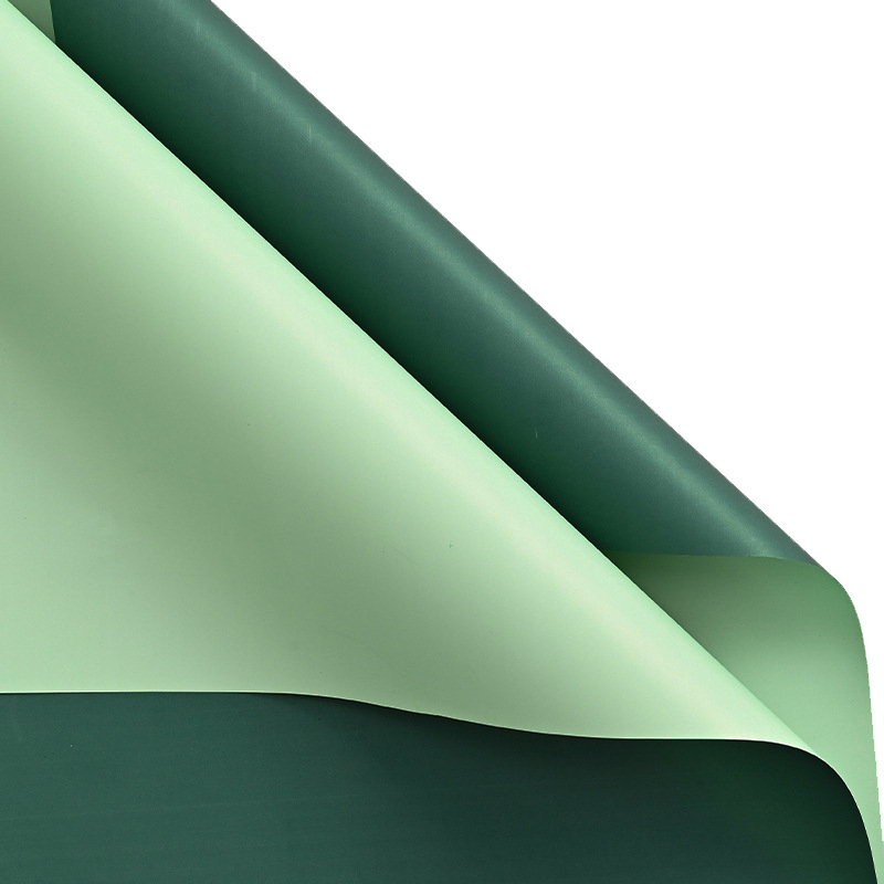 Jiemi materiales de flores florería floristería papel de embalaje de flores impermeable papel euroasiático de dos colores color sólido papel Ouya papel de embalaje de ramo