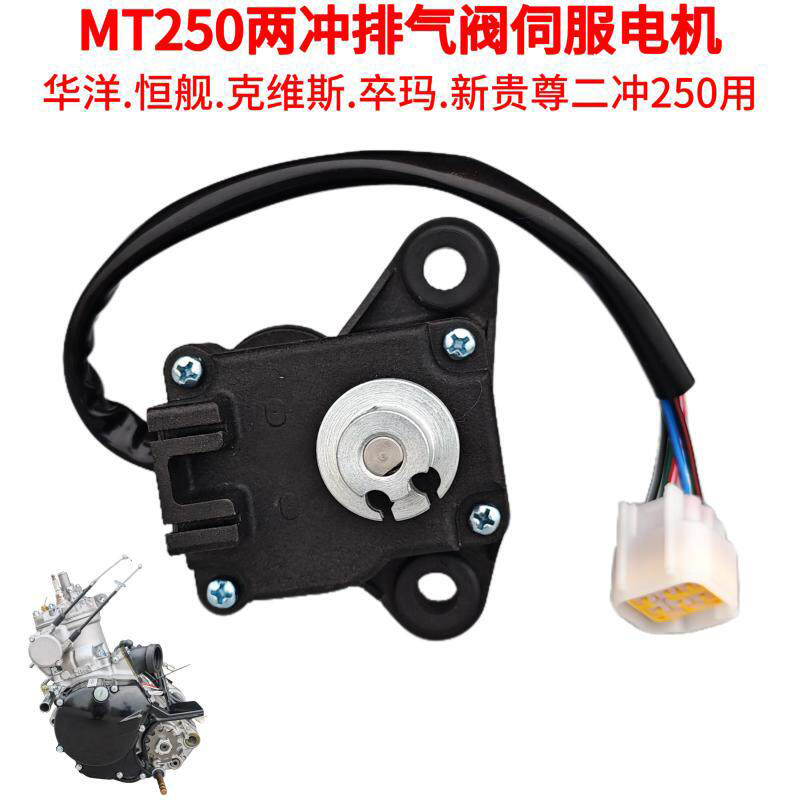 Hengjian Two-Stroke 250 Off-Road Vehicle Parts Servo Motor Valve Control Unit Exhaust Pipe Valve Mt250 Electronic Control