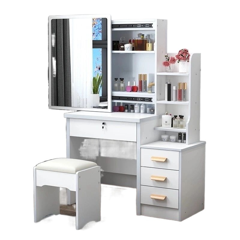 Tocador de maquillaje para dormitorio, tamaño mini, sencillo, para apartamentos pequeños, económico y multifuncional, venta al por mayor.