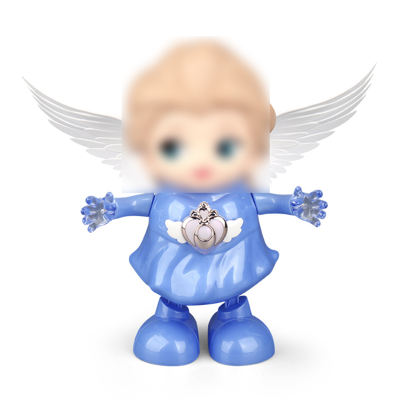 Tiktok misma eléctrica cantando bailando pequeña princesa música swing luz bailando robot chica regalo