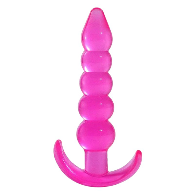 Анальная пробка с пятью бусинами Задняя Анальная пробка с пятью бусинами Прозрачные Хрустальные анальные пробки Анальный расширитель Мастурбатор для мужчин и женщин