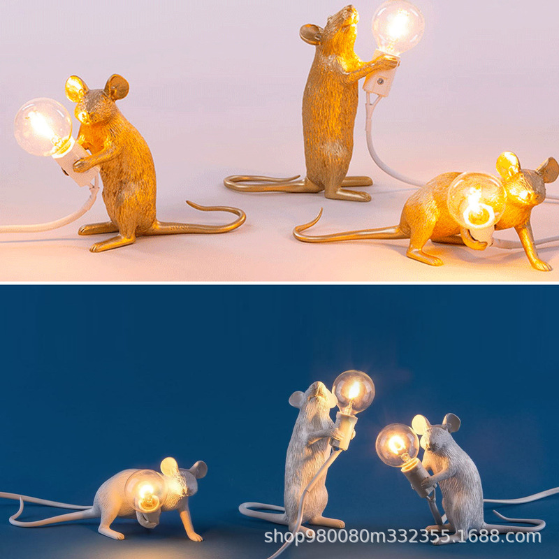 Scandinavian Animal Little Mouse Lamp Children's Room Bedroom Clothing Store Industrial Style Decorations Bedside Table Lamp Creative Design Scandinavian Animal Little Mouse Lamp Children's Room Bedroom Clothing Store Industrial Style Decorations Bedside Table Lamp Creative Design
