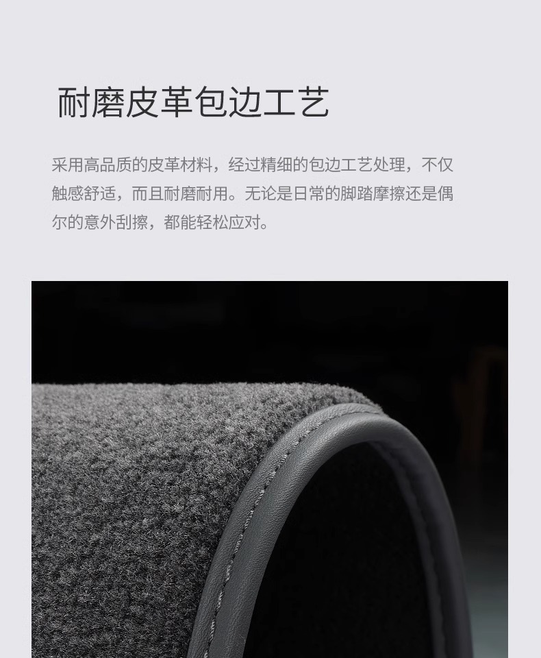 Suitable for Tesla's New Model Yl/Y/3 Floor Mats, Maternity-Grade Tpe Car Full-Cover Floor Mats, Car Interior