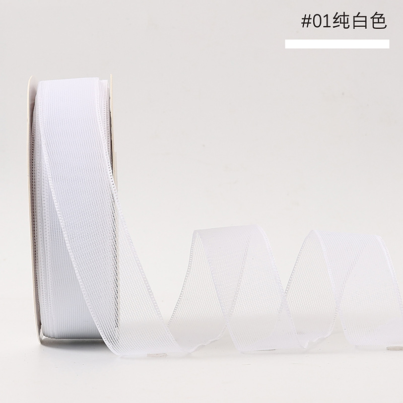 Brillante brillo de viento fresco envasado de flores cintas DIY artesanal arco de pastel de cinta de cinta florista