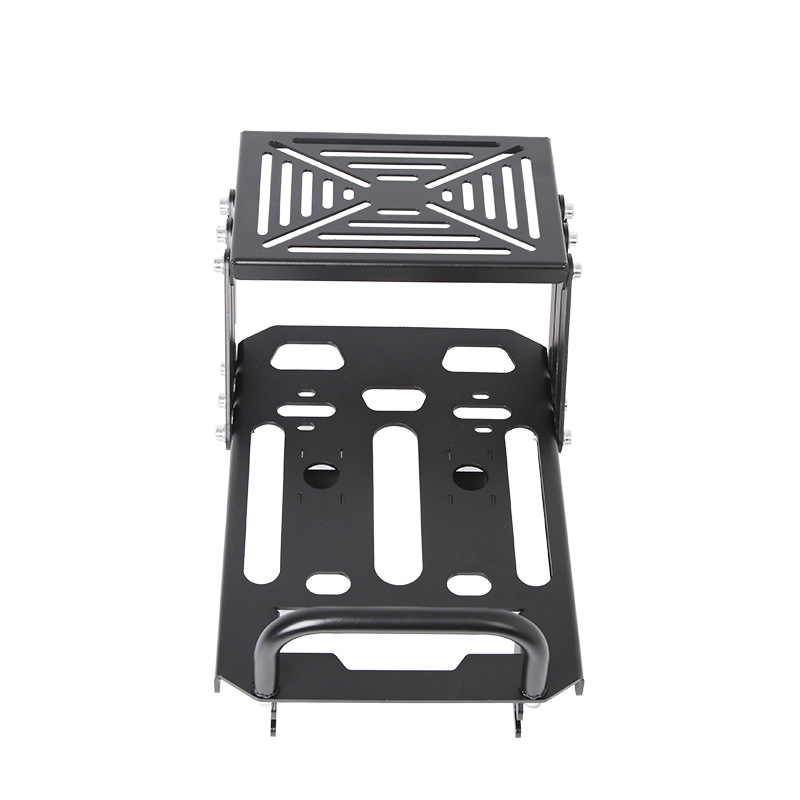 Aplicable a CT125 Moto X soporte telescópico deslizante trasero móvil trasero negro trasero plegable