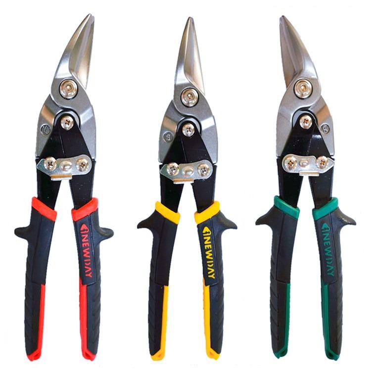 台式航空剪中心大螺丝左弯直头右弯CR-MO铬钼钢锋利耐磨天新工具