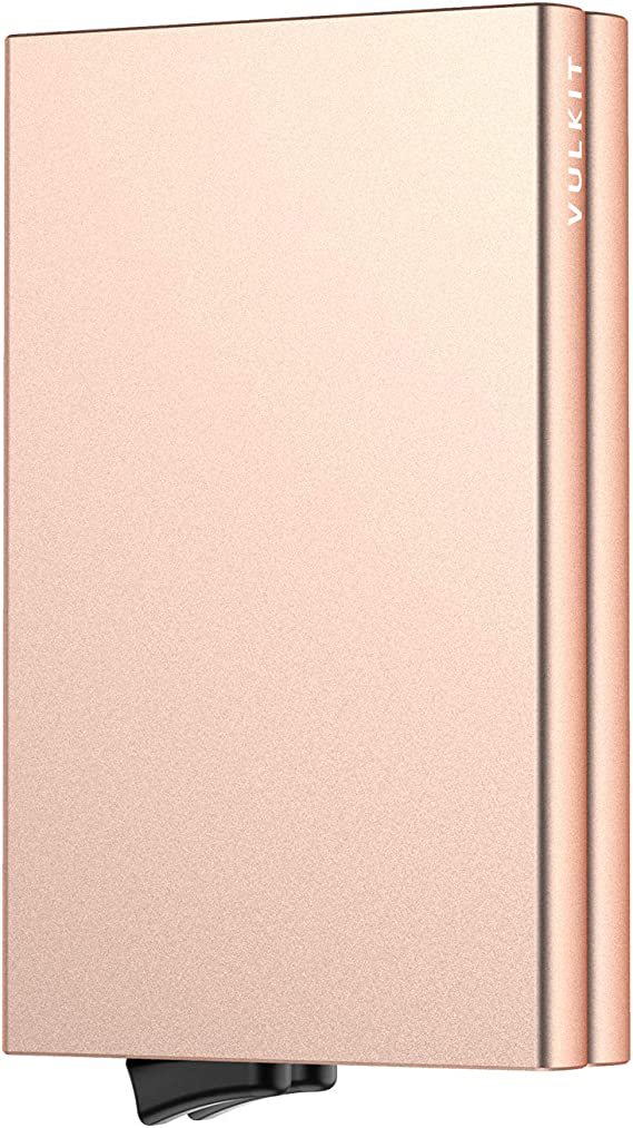 Titular de tarjeta de metal comercio exterior de los hombres RFID antirrobo cepillo europeo y americano Amazon metal aleación de aluminio titular de la tarjeta