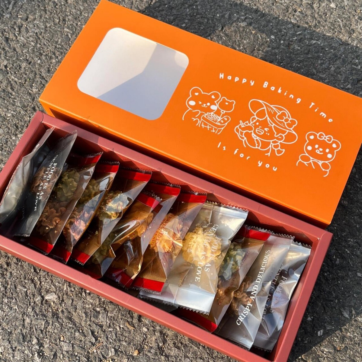 糯米船手提盒雪花酥焦糖杏仁曲奇饼干盒子牛轧糖奶枣烘焙包装礼盒