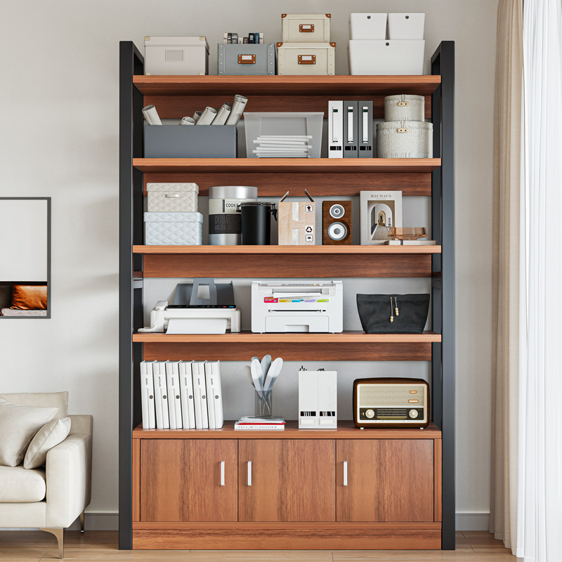 Estantería estantería piso almacenamiento en el hogar sala de estar estantería de hierro multi-capa estante de exhibición estante de almacenamiento en capas