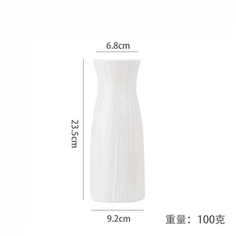 Jarrón de cintura salvaje - blanco