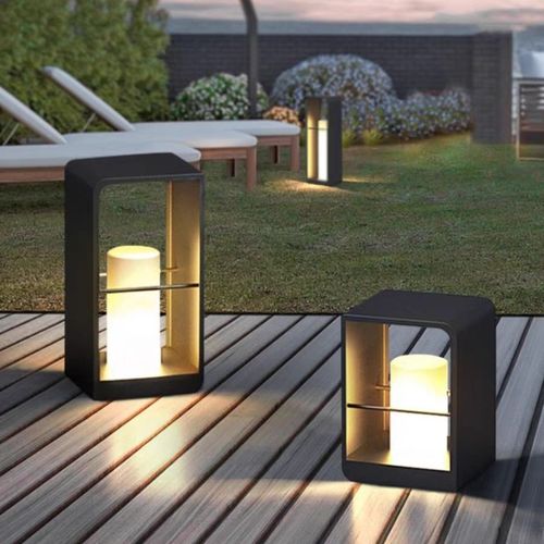 Villa Waterproof Solar Courtyard Lamp Outdoor Lawn Lamp Landscape Lamp Park Garden Lamp Inn Balcony Atmosphere Lamp