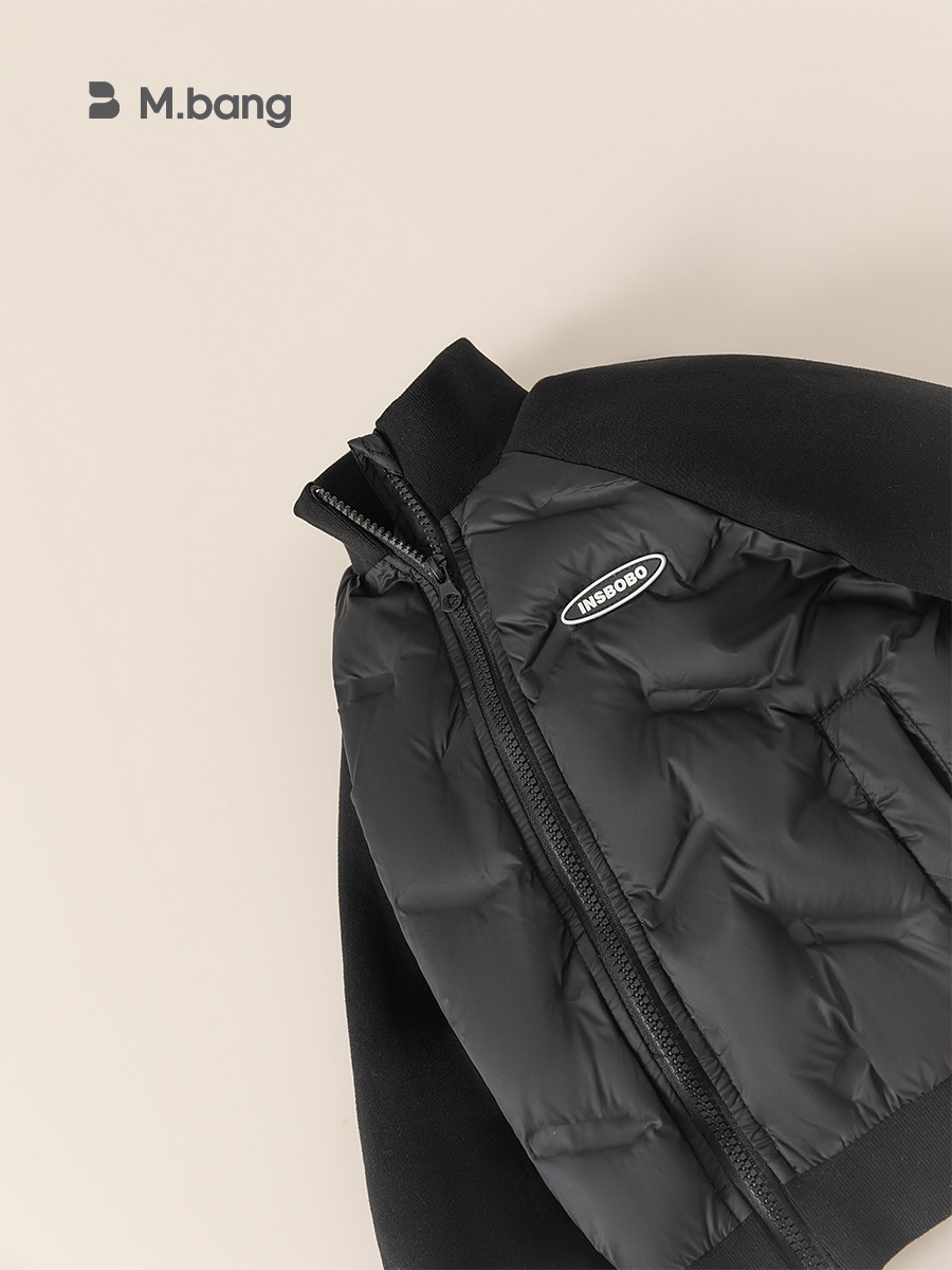 Youbao ropa para niños chaqueta de invierno para niños 2024 nuevo estilo estilo estilo occidental costura chaqueta de punto de otoño e invierno DY84015