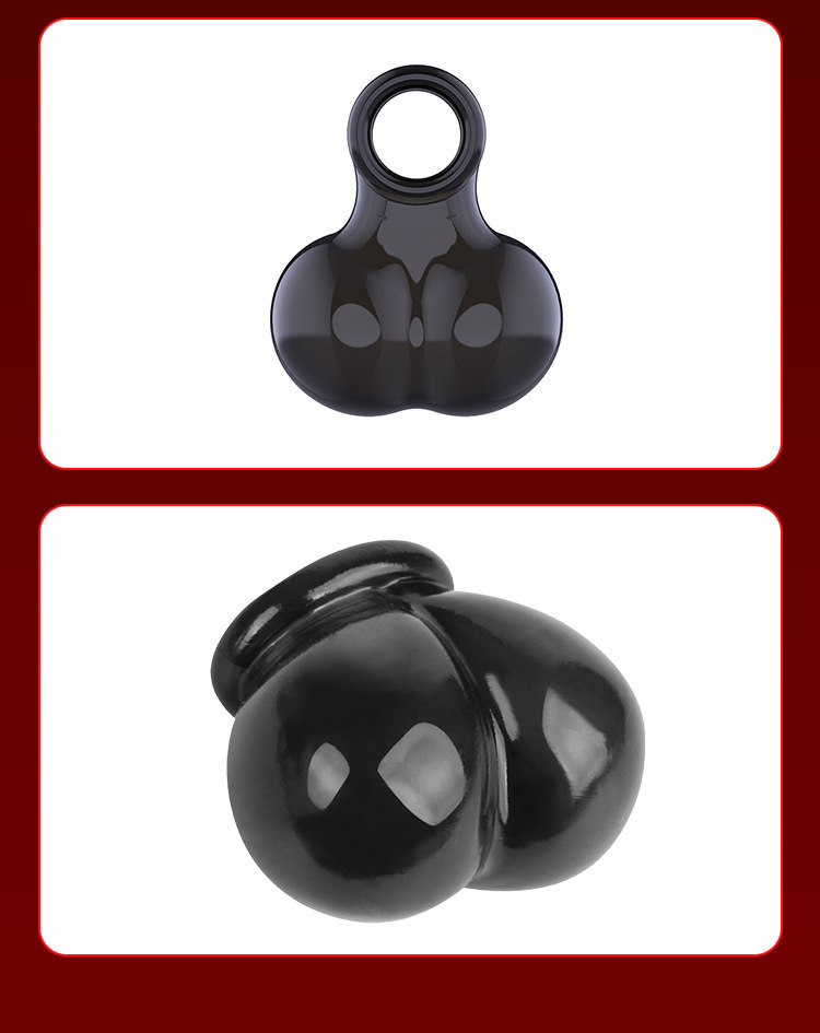 Men’s Vibrating Egg Set with Silicone Ball Stretcher and Button Control — detail image 16