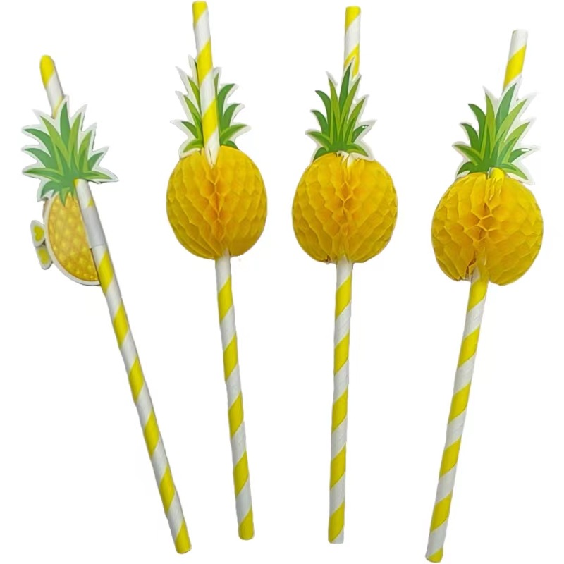 Fiesta palos de panal estereoscópico flamenco decoración desechable degradable postre pastel cóctel palos de decoración
