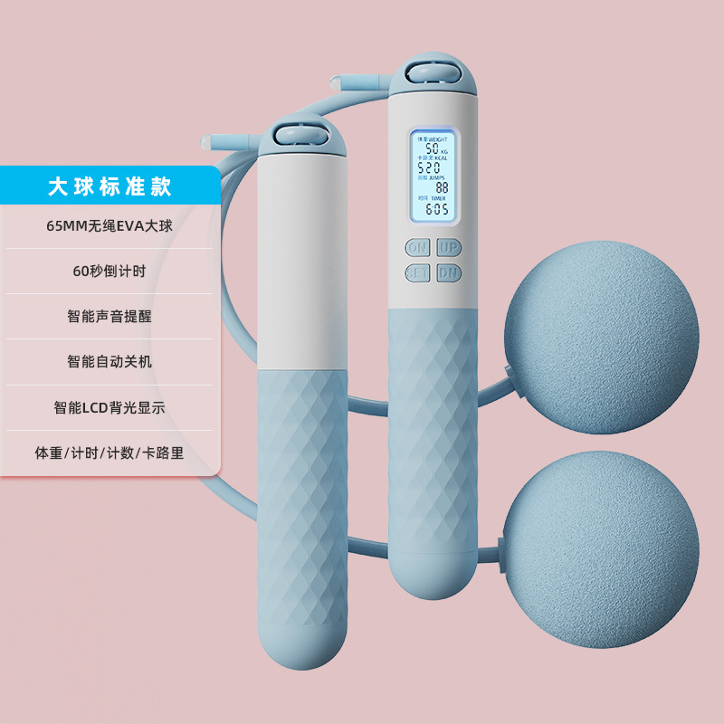 흰색 파란색 65 mmmeva 무선 볼