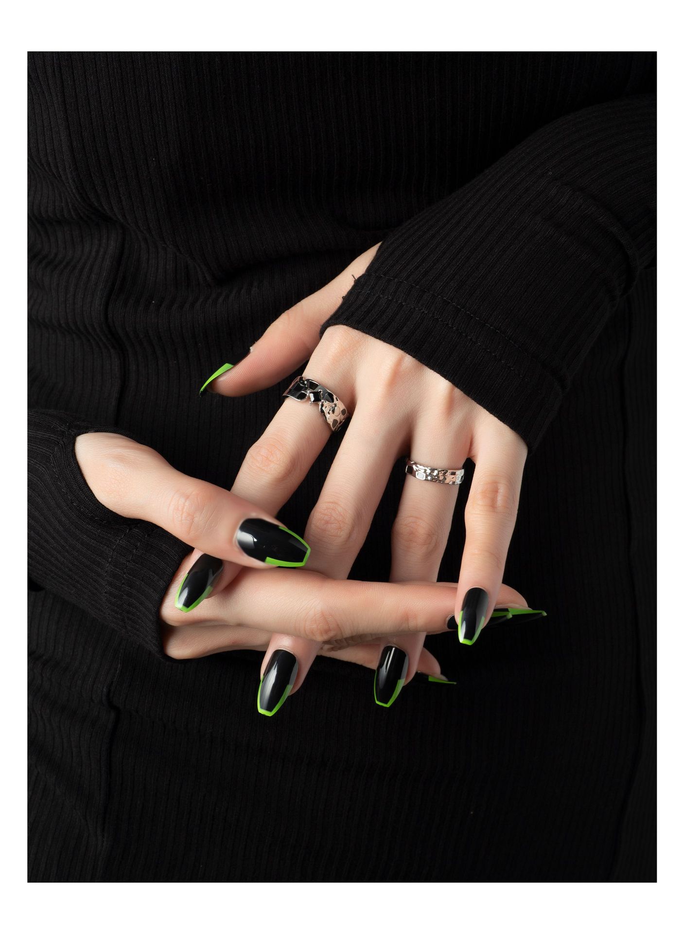 Fashion Geometric Copper Epoxy Plating Rings 1 Piece