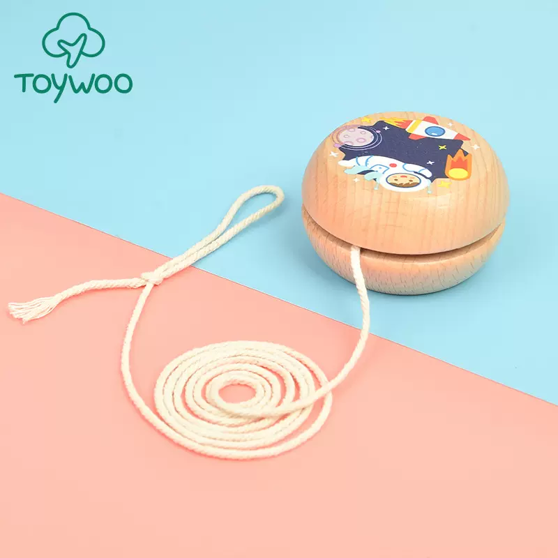 卡通溜溜球木制迷你悠悠yoyo益智经典儿童小玩具木质悠悠球