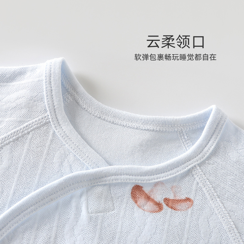 新生嬰兒衣服春秋寶寶和尚服初生純棉無骨哈衣爬服四季嬰兒連體衣