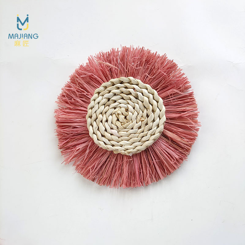 옥수수 껍질 술 18CM-핑크 약 30g