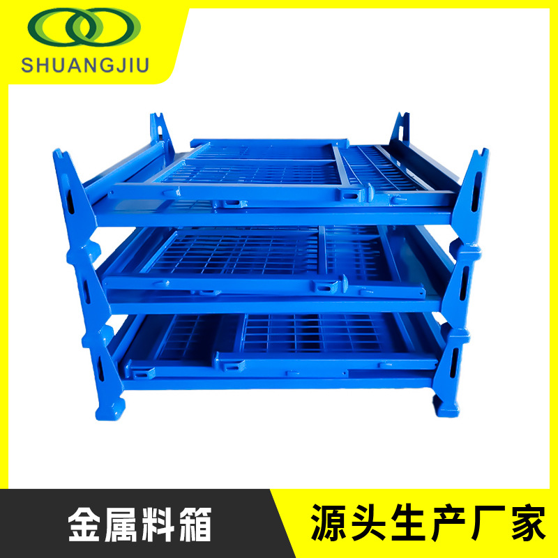 重型仓储笼网格料箱金属网格物料箱专业生产质量保障