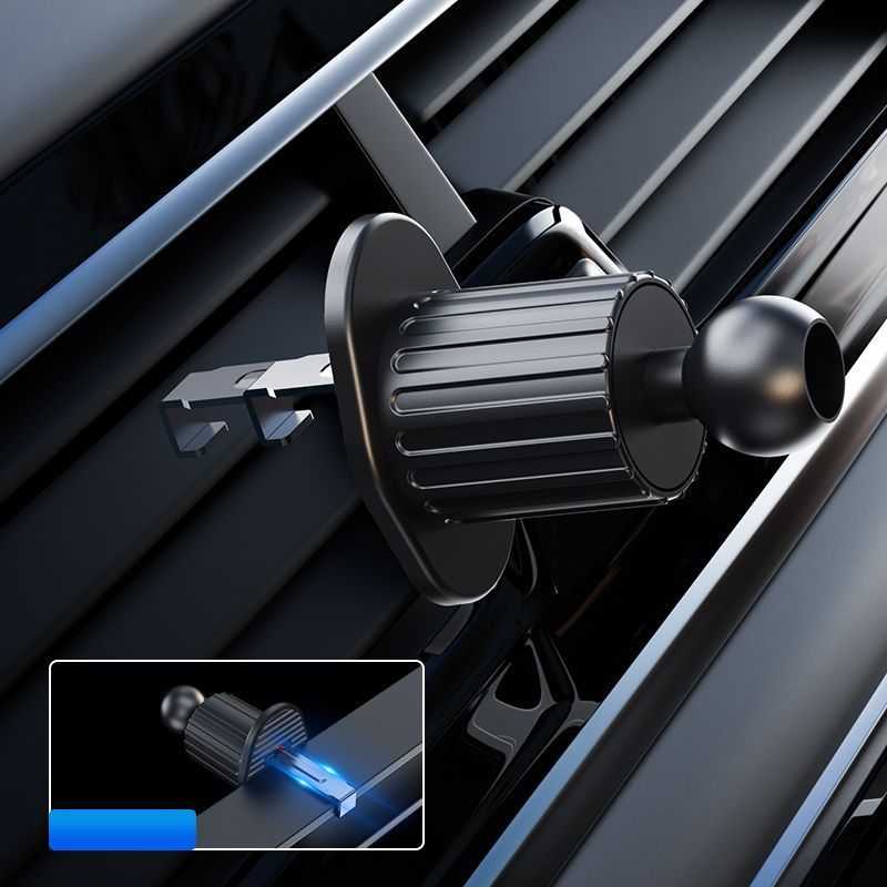 Thin and Compact Car Phone Holder, New Model 26, Dedicated for Air Vent Navigation, Multifunctional Gravity Clip Holder