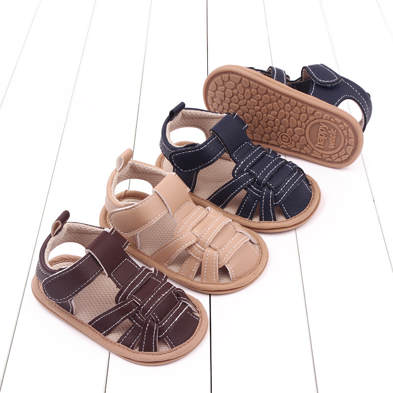 Summer soft rubber sole baby boy sandals...