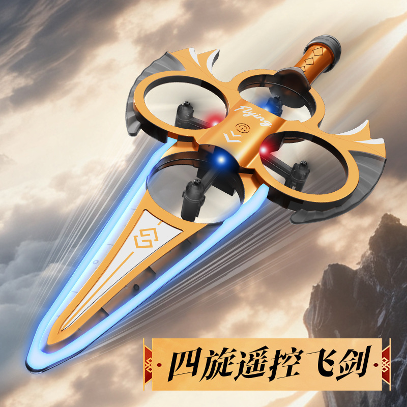 Manufacturer Supplies Remote Control Flying Sword Anti-Collision Flying Sword Aircraft Boy Outdoor Drone Toy Stunt Remote Control Aircraft