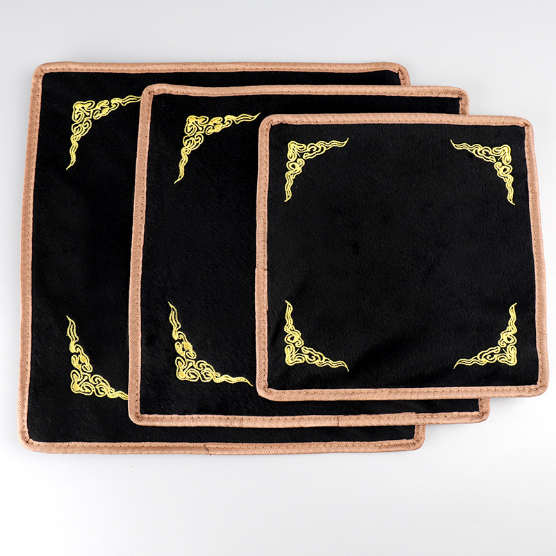 雙面珠寶展示布翡翠文玩看貨布飾品拍照絨布首飾墊布櫃檯墊底布墊