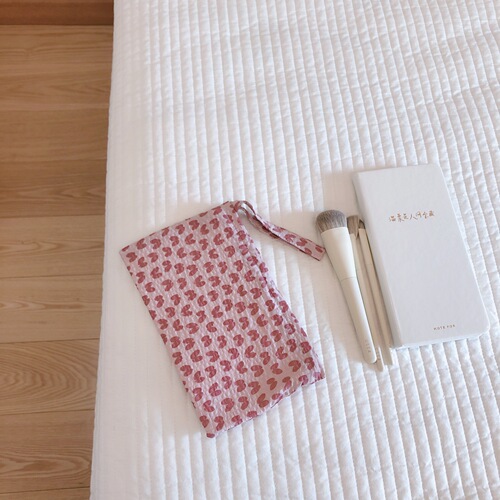 [Suxi Cloth Bag] Fresh and Cute Mini Hand-held Mobile Phone Bag Small Tote Bag Cotton Bag Wallet Makeup Storage Bag