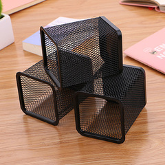 創意簡約鐵網筆筒金屬網格筆筒小清新學生文具辦公用品桌面收納桶