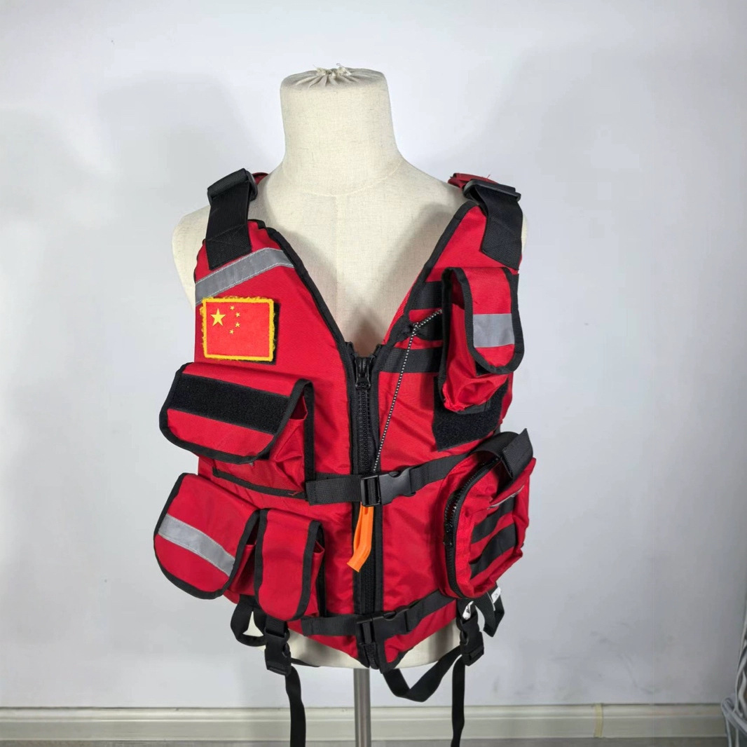 水域湿式救援服蓝天救生衣抢险大浮力成人背心工作马甲水域装备