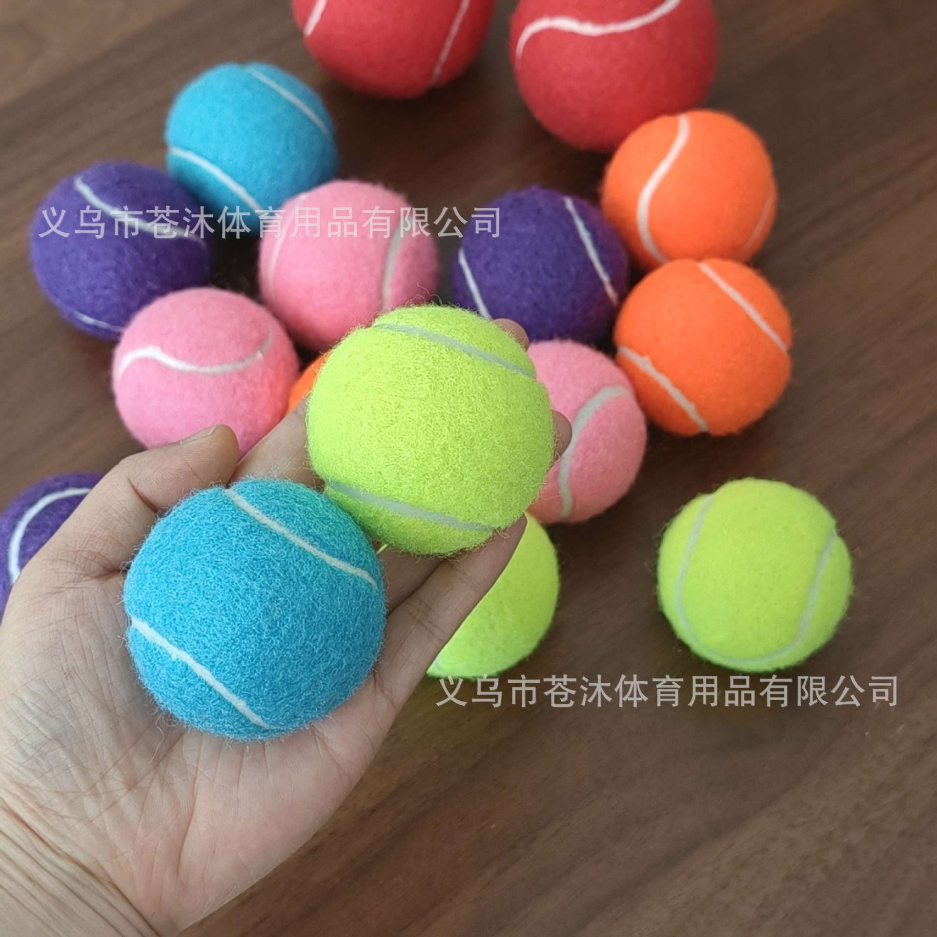 Elastic tennis ball, 5cm diameter, 2inch special ball for serving machine, 5cm small ball pet dog toy ball
