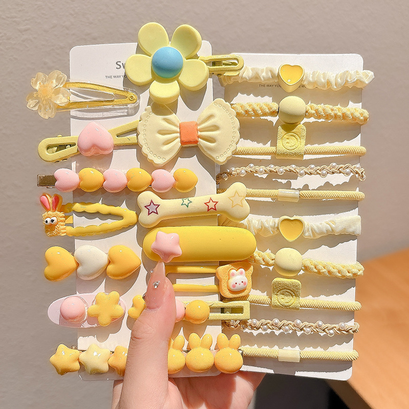 2024 nuevo clip BB de color lindo clip de cabello de boca de pato chica lateral clip de frange para niños tocado tarjeta de cabello rotura