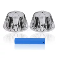 Робот с хромированной крышкой заднего колеса для грузовика ABS Chrome Rear Wheel Axle Cover
