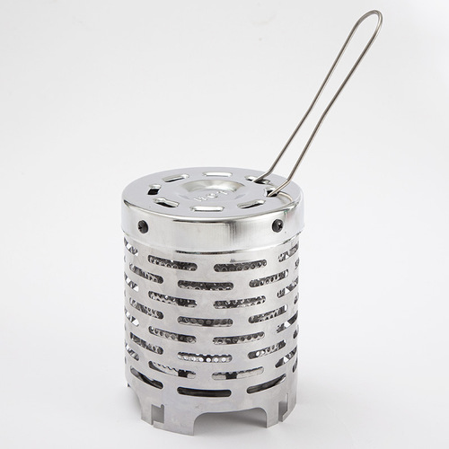 Outdoor mini heating hood stove tent heater equipment camping portable autumn and winter stainless steel heating heating hood