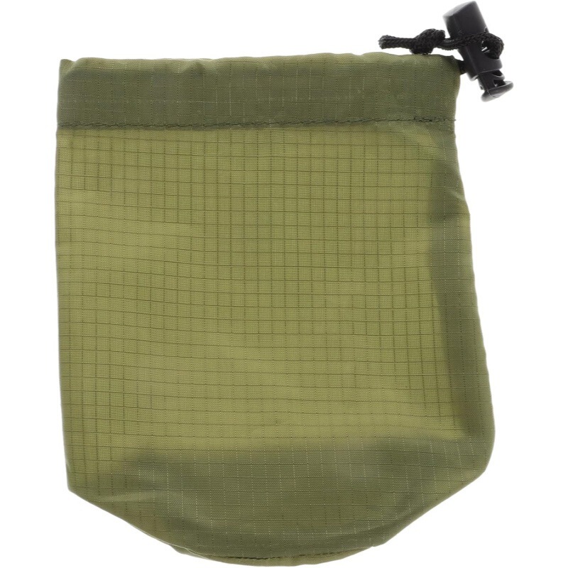 Portable Drawstring Raincoat Storage Bag, Tear-Resistant Nylon Fabric, Suitable for Outdoor Camping and Office Use