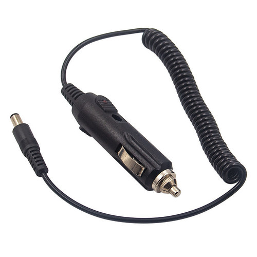 Cigarette lighter plug line 12V-24V cigarette lighter to DC plug car charger spring car slingshot power cord