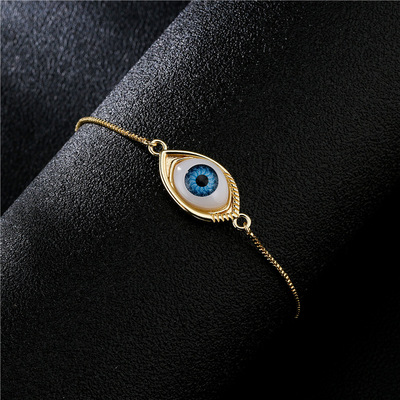 Jewelry  INS wind web celebrity to draw the adjustable bracelet accessories female eye of the demon elements