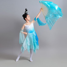 夏荷风舞舞蹈演出服荷叶翩翩荷花跳舞道具蝶影随香踏浪伞古典舞舞