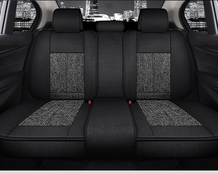 2026 Purple Wind Chime New All-Around Full Hemp Four-Season Universal Car Seat Cushion Warm and Comfortable Seat Cover F-29