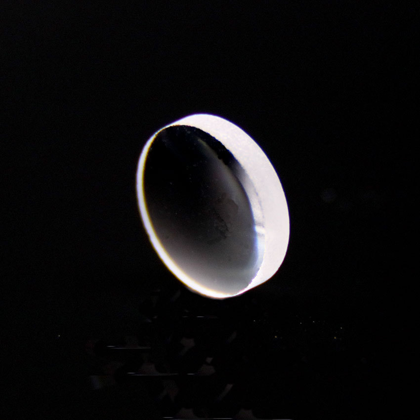 光学玻璃非球面透镜 焦距15mm中心厚2.5mm边缘厚1.52mm波长635nm