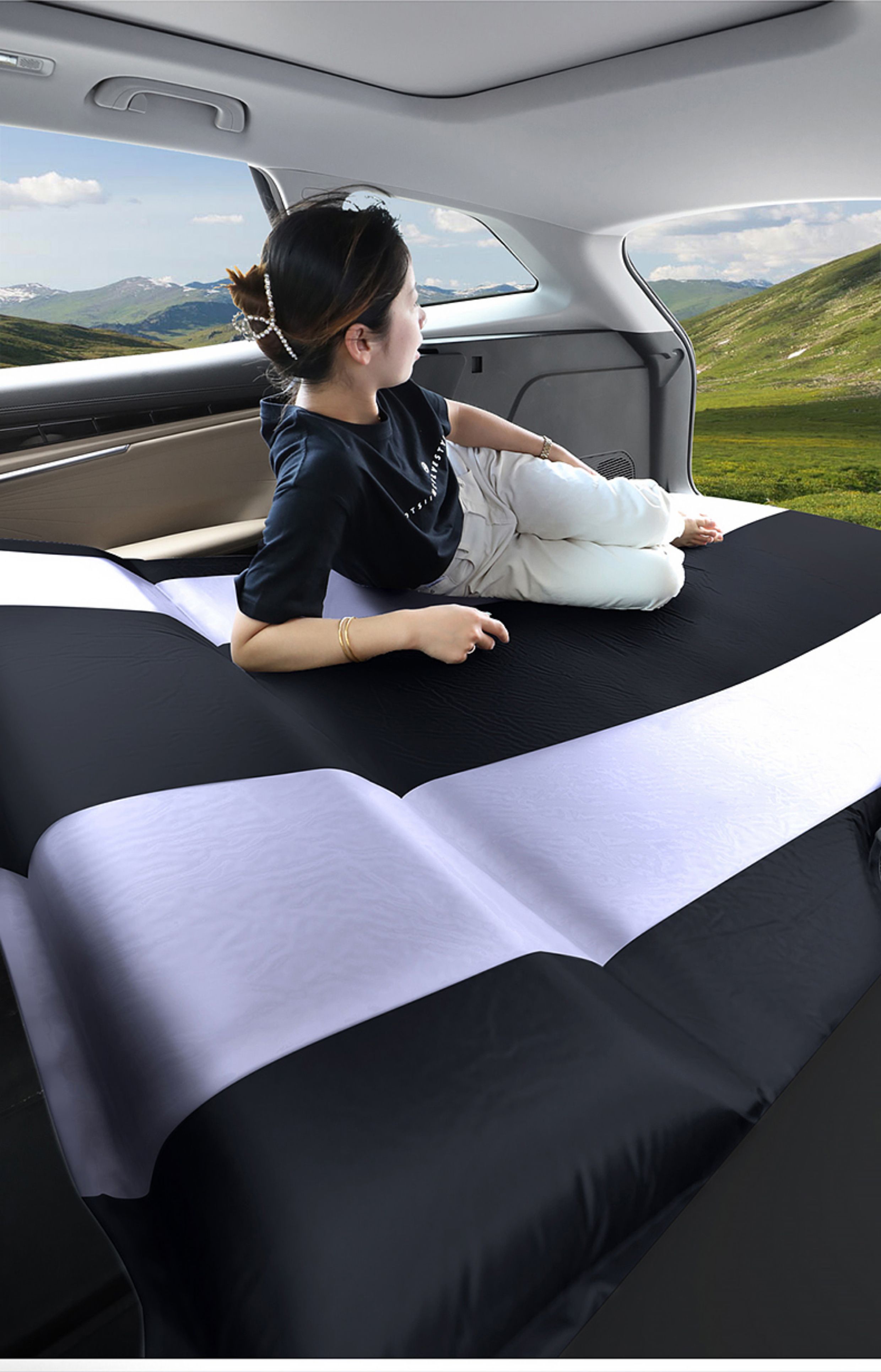 Suitable for Geely Galaxy L7 trunk mattress sleeping pad E5 car inflatable-free travel mattress for sleeping