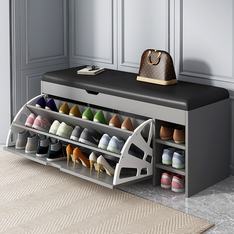 批发换鞋凳家用门口鞋柜坐凳一体玄关入户翻斗鞋架可坐进门穿鞋凳