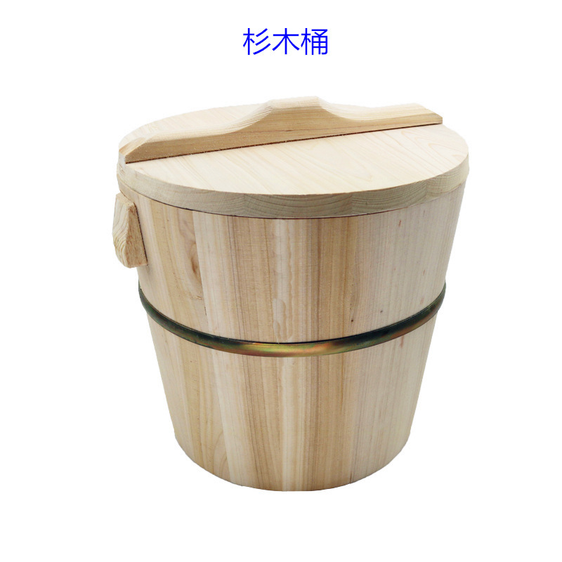 モミ蒸し米樽 家庭用業務用木製蒸し器 チャイニーズトゥリーバッド樽 朝食もちむすび レストラン|undefined