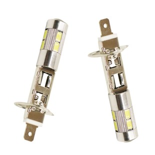 Светодиодный светодиод FOG Light H3 H1 5630 10SMD Высокая светодиодная светодиодная лампочка декодирующая анти -ффо -свет