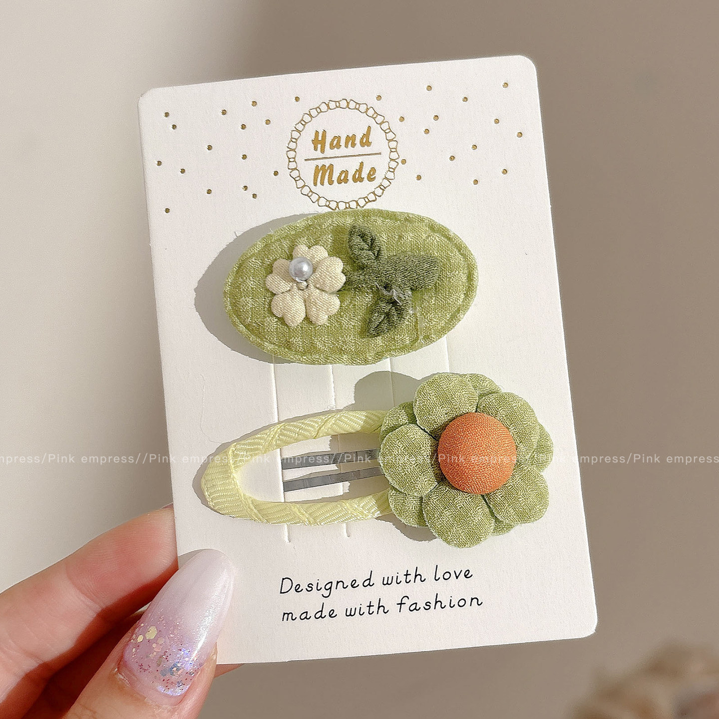2# green pair/4.3cm-6cm