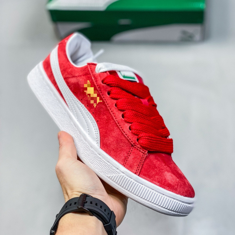 Putian Pm Suedexl Retro Men's and Women's Shoes Low-Top Lightweight Casual Shoes Non-Slip Wear-Resistant Sports Shoes Sneakers