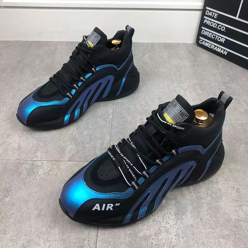 화려한 파란색.