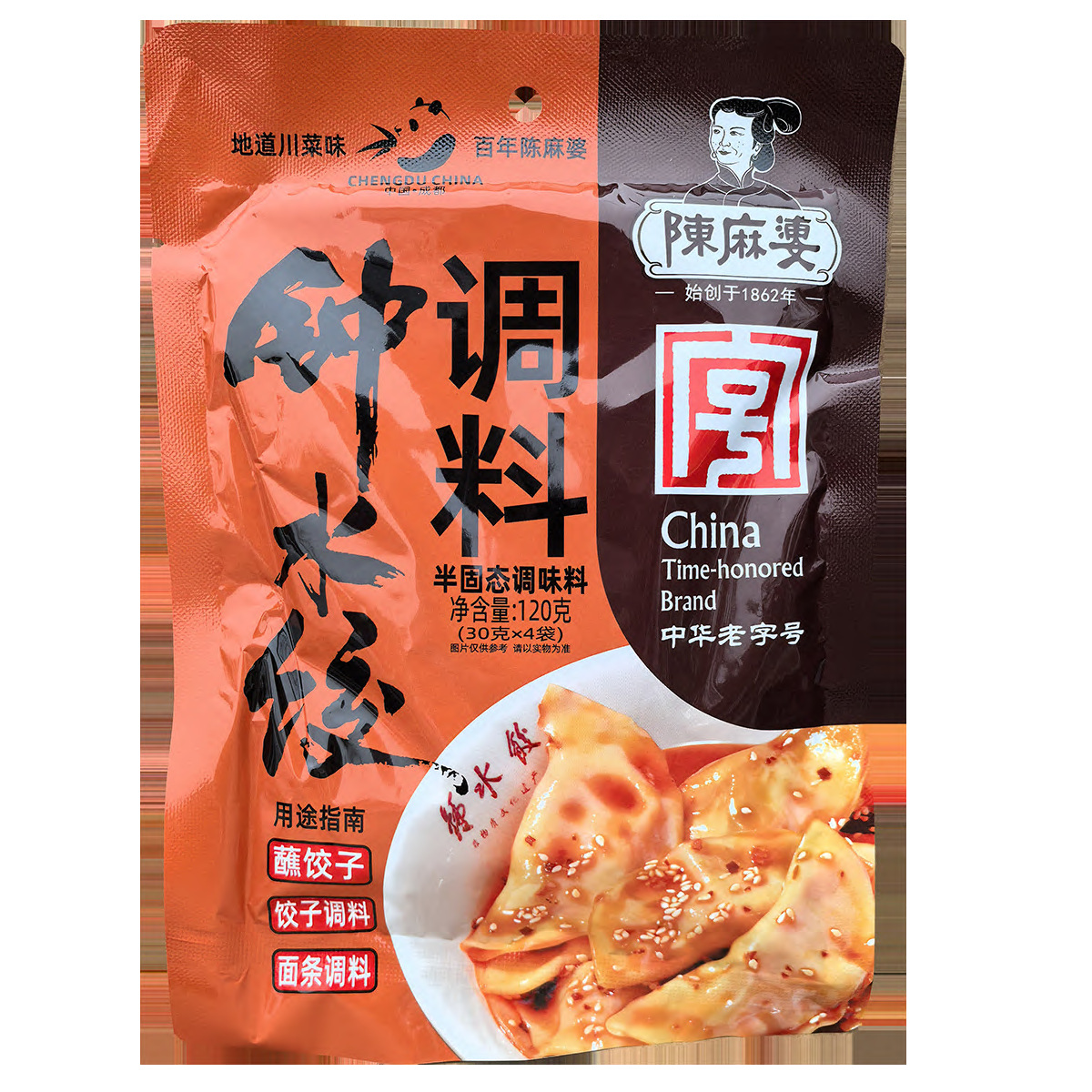 陈麻婆钟水饺调料120g  60袋/箱