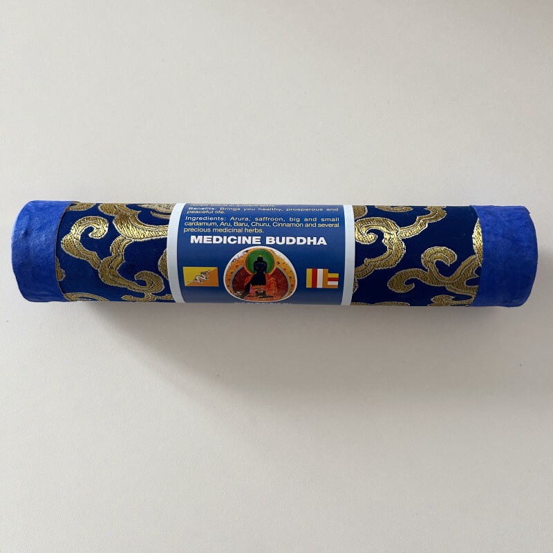 雷龙druk锦缎圆筒装藏香14种可选 手工植物线香尼泊尔 原装草本|undefined